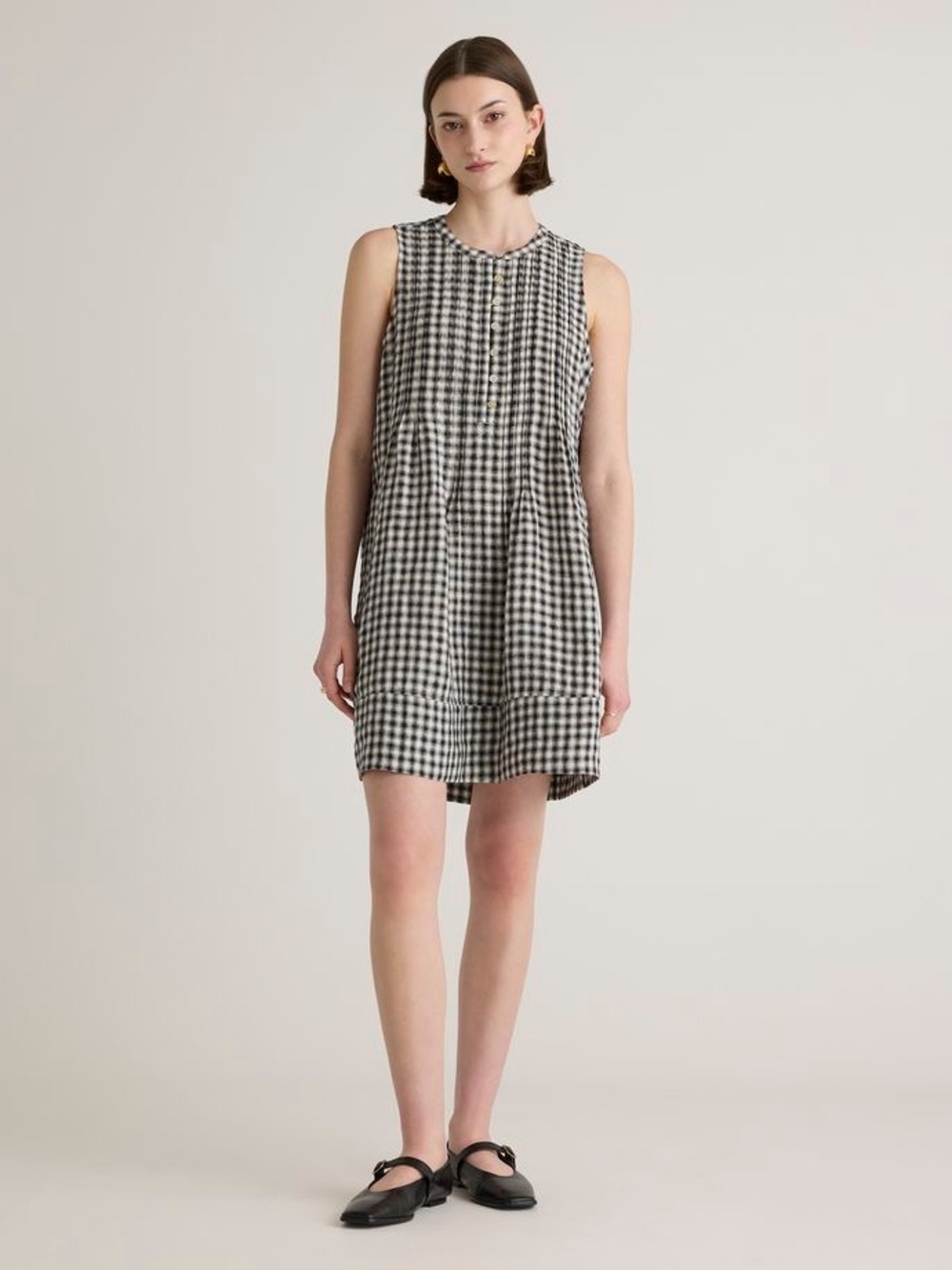 Faherty Isha Gingham Dress NWT XS Cottagecore Coquette Preppy Vacation Sundress